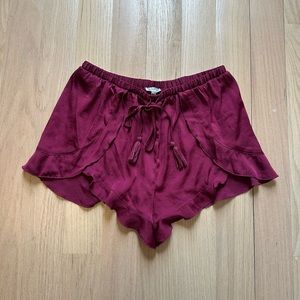 Free People Satin Shorts